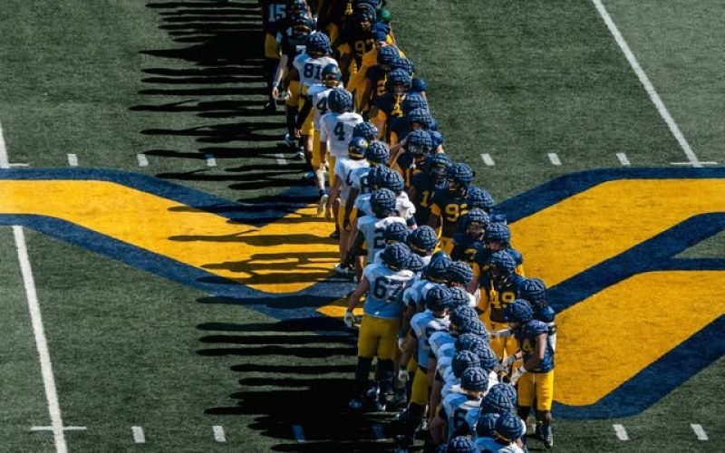 WVU Team On Field Photo